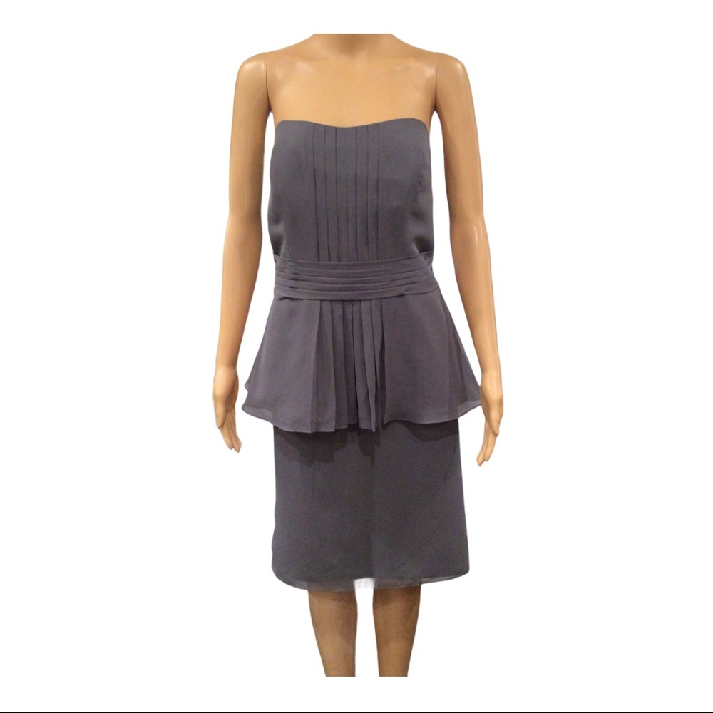 Alfred Angelo Charcoal Chiffon Top & Skirt NWT 18W